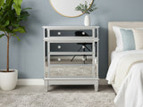 Mirrored 4-Drawer Chest