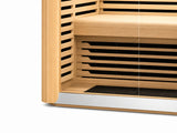 3 Person Low EMF Far Infrared With Red Light Tube Full spectrum Sauna