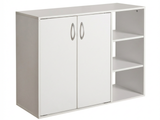 DS Okura 2-Door Shoe Cabinet with Shelf - White