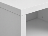 DS Okura 2-Door Shoe Cabinet with Shelf - White