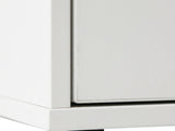 Okura 3-Door Shoe Cabinet with Shelf - White