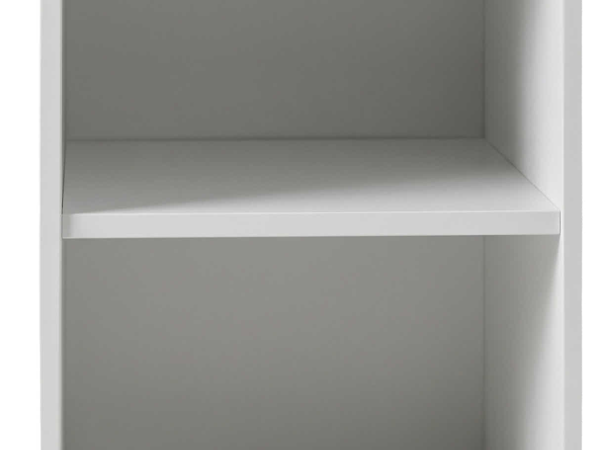 Okura 3-Door Shoe Cabinet with Shelf - White