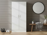 Clevedon 2-Door Shoe Storage Cabinet - White