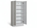 Clevedon 2-Door Shoe Storage Cabinet - White