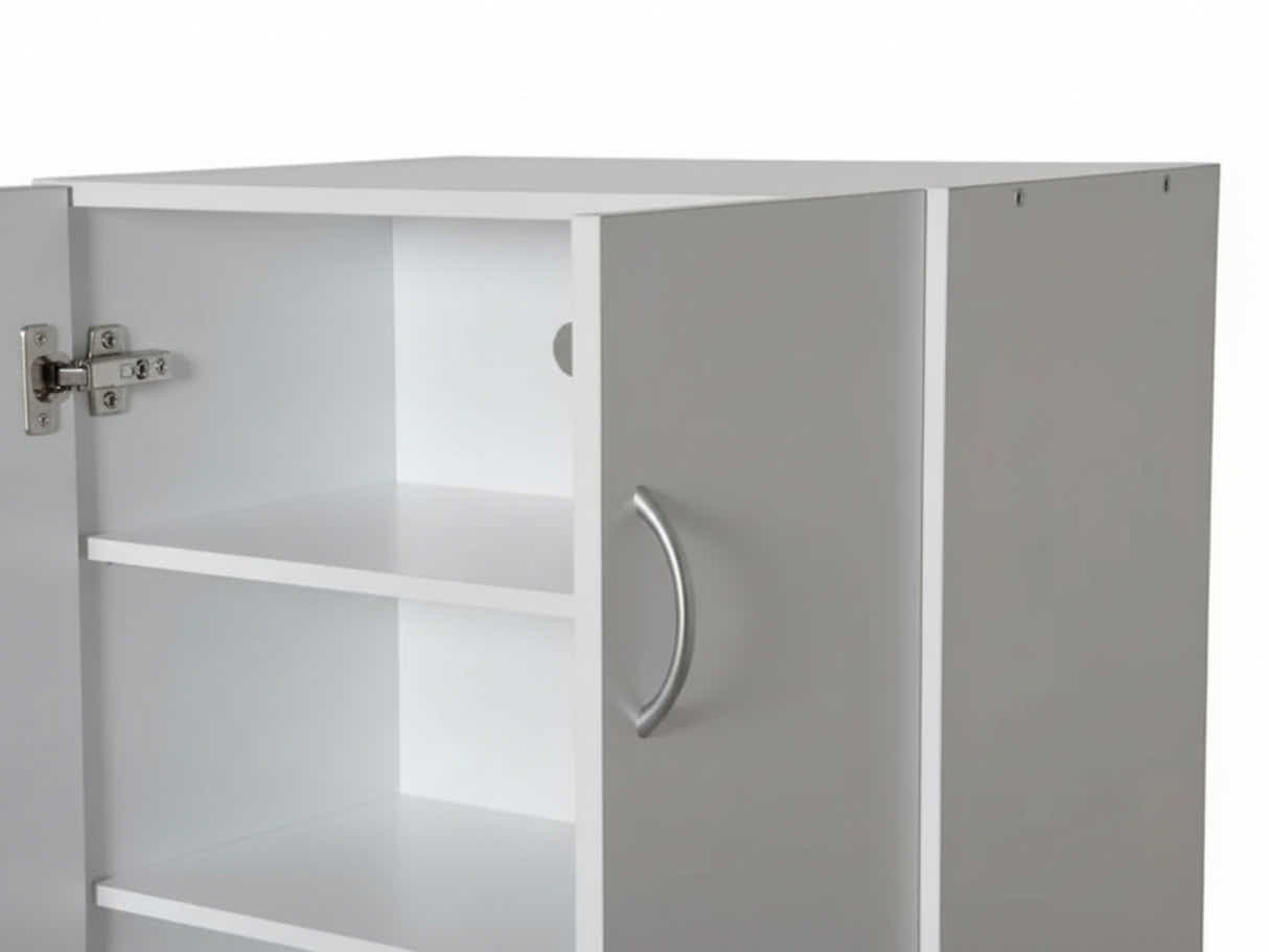 Clevedon 2-Door Shoe Storage Cabinet - White