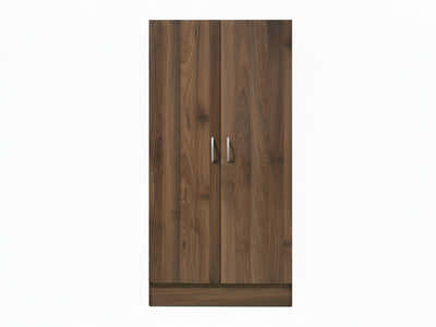 Clevedon 2-Door Shoe Storage Cabinet - Walnut