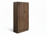 Clevedon 2-Door Shoe Storage Cabinet - Walnut