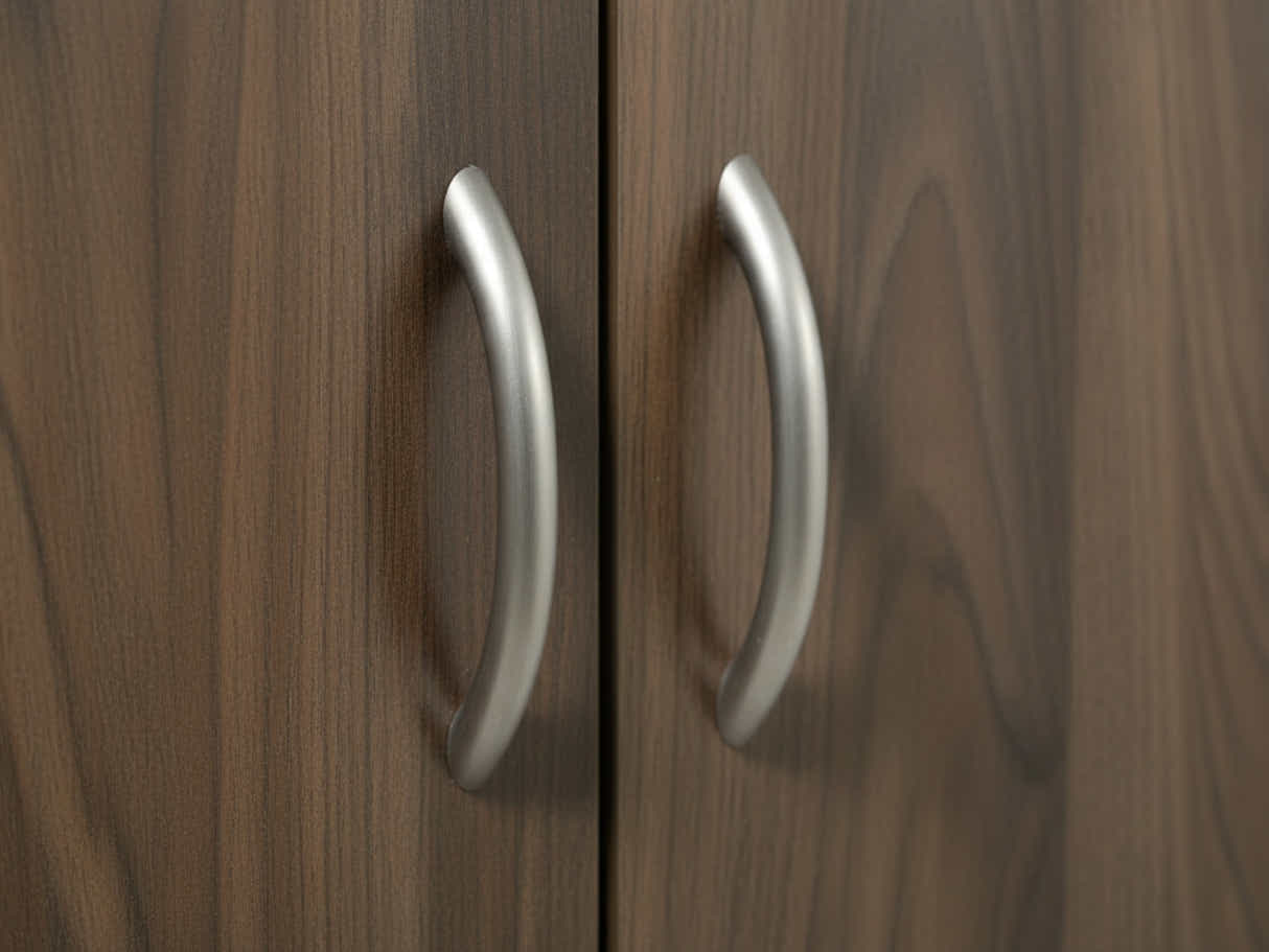 Clevedon 2-Door Shoe Storage Cabinet - Walnut