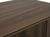 Clevedon 2-Door Shoe Storage Cabinet - Walnut