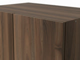Clevedon 2-Door Shoe Storage Cabinet - Walnut