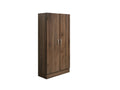 Clevedon 2-Door Shoe Storage Cabinet - Walnut