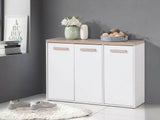 Orewa 3-Door Shoe Cabinet - Wall Mounted or Freestanding
