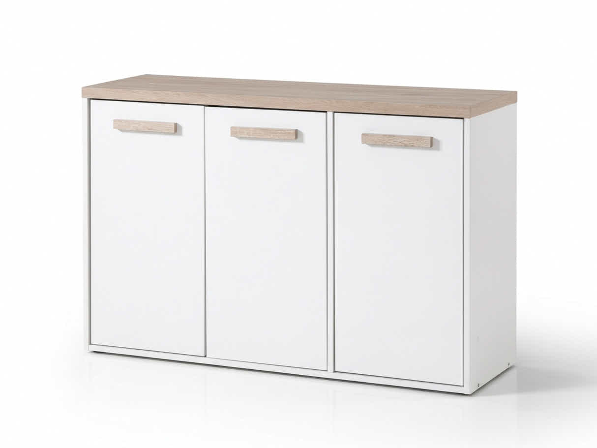 Orewa 3-Door Shoe Cabinet - Wall Mounted or Freestanding