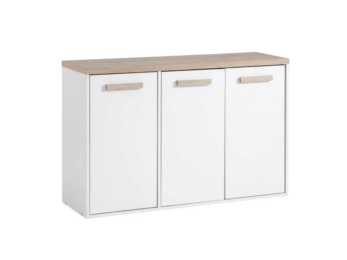 Orewa 3-Door Shoe Cabinet - Wall Mounted or Freestanding