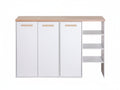 Orewa 3-Door Shoe Cabinet with Open Shelf