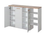 Orewa 3-Door Shoe Cabinet with Open Shelf