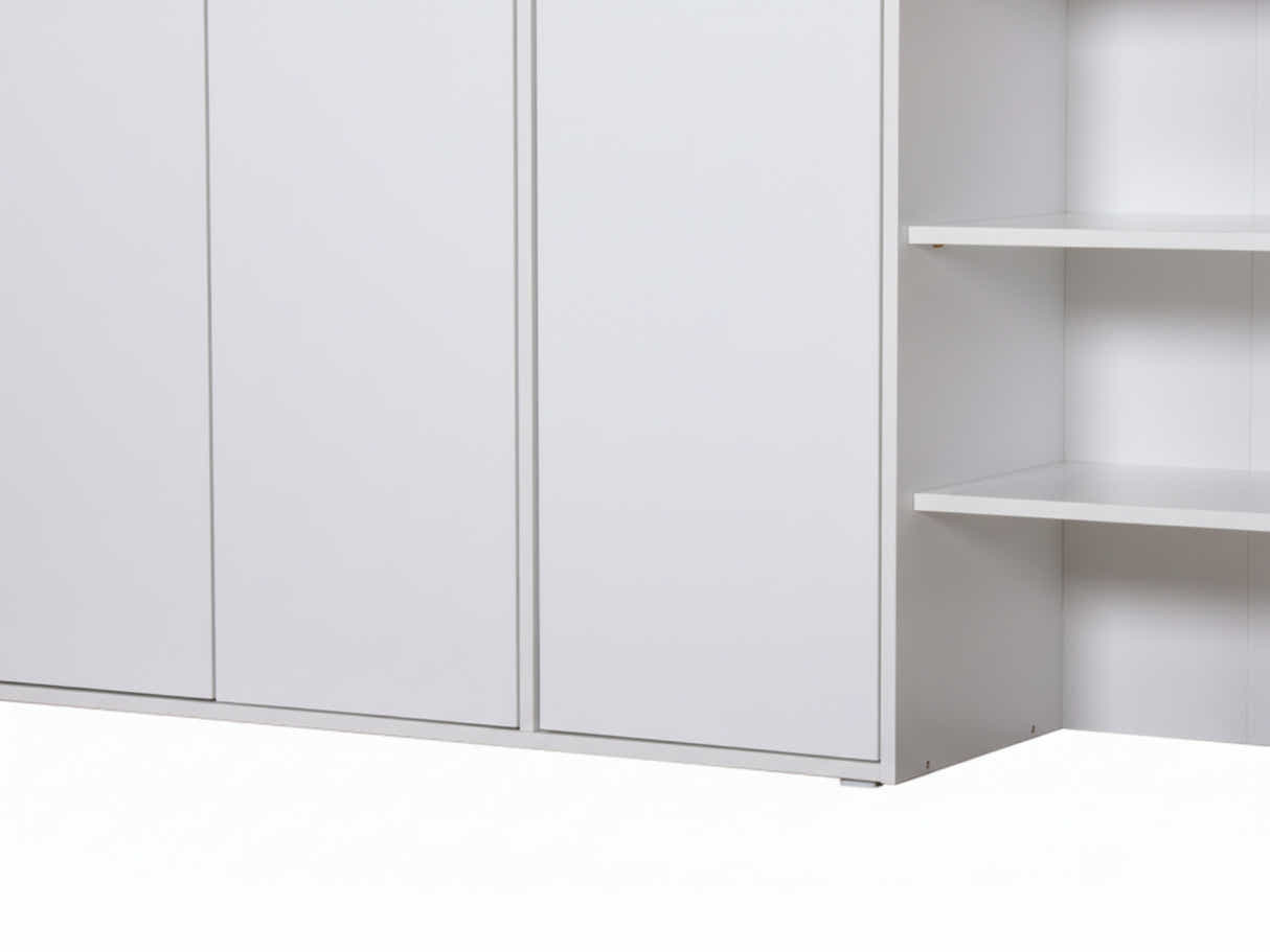 Orewa 3-Door Shoe Cabinet with Open Shelf