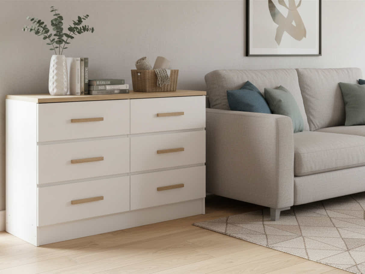 Orewa 6-Drawer Lowboy