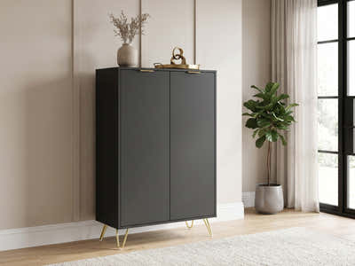 Zinnia 2-Door Shoe Storage Cabinet