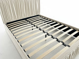 Blaine Velvet Bed Frame Beige - Double