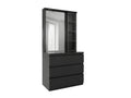 Tiko 3-Drawer Dresser - Black Oak