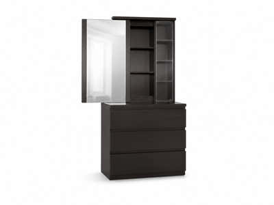 Tiko 3-Drawer Dresser - Black Oak