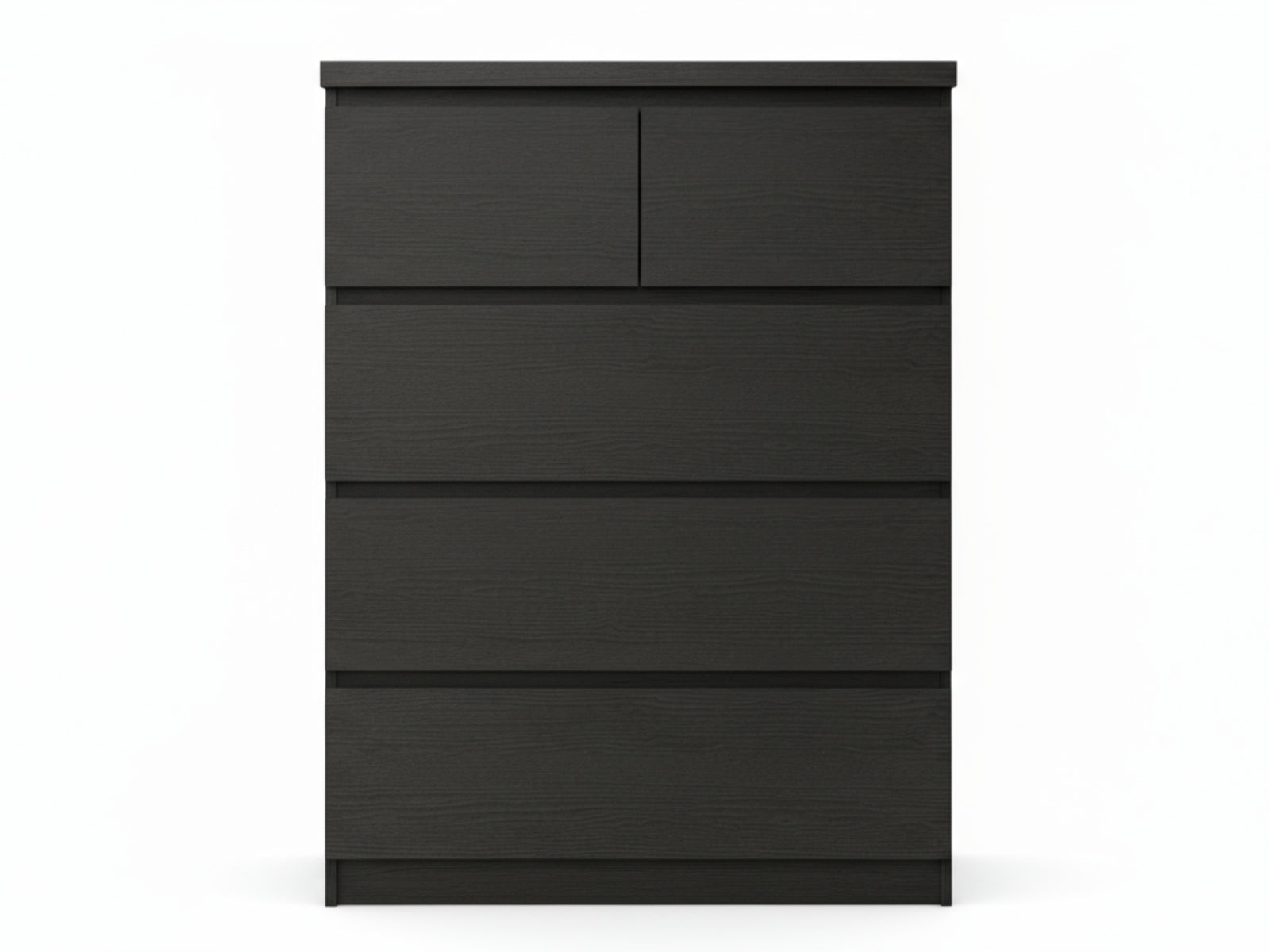 Tiko 5-Drawer Tallboy - Black Oak | Storage Dresser
