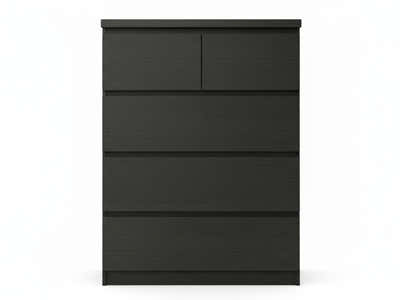 Tiko 5-Drawer Tallboy - Black Oak