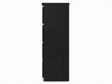 Tiko 4-Drawer Tallboy - Black Oak