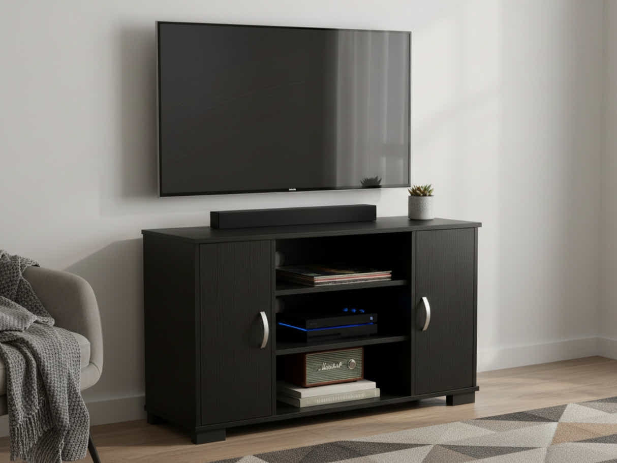 Tiko Entertainment Unit Black Oak - 103 cm