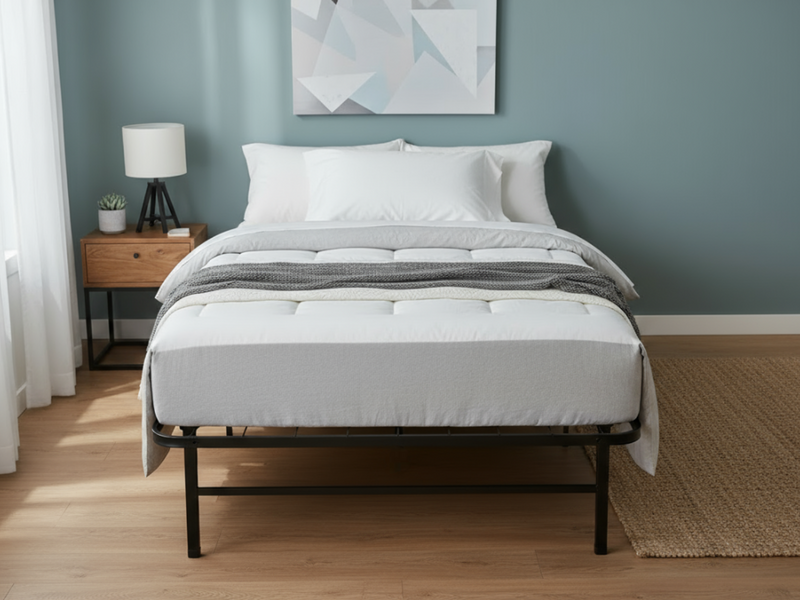 Folding Metal Bed Frame Single