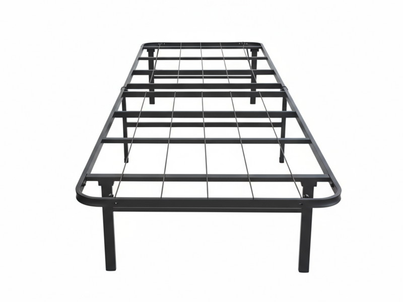 Folding Metal Bed Frame - King Single