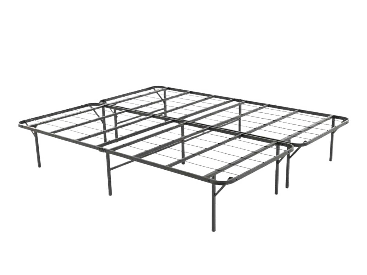 Folding Metal Bed Frame - Double