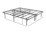 Folding Metal Bed Frame - Double
