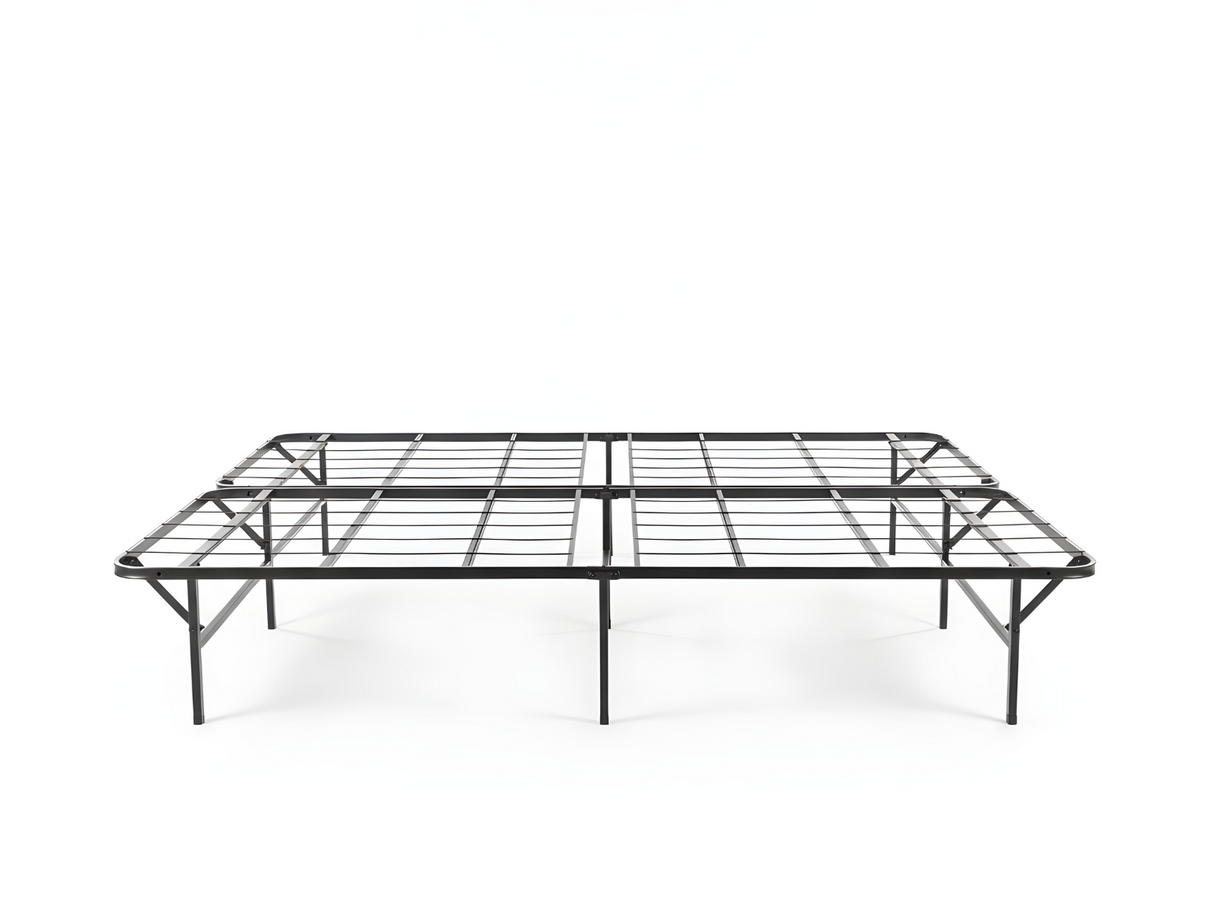 Folding Metal Bed Frame - Double