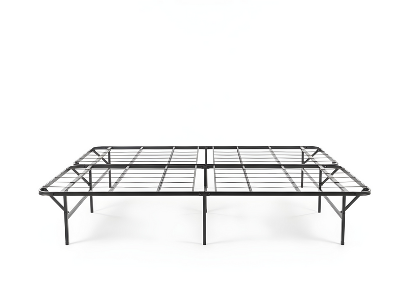 Folding Metal Bed Frame - Double