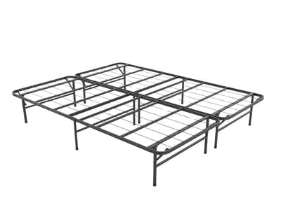 Folding Metal Bed Frame - Queen
