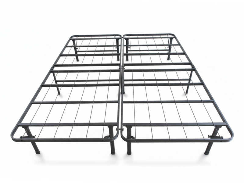 Folding Metal Bed Frame - Queen