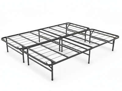 Folding Metal Bed Frame - Queen