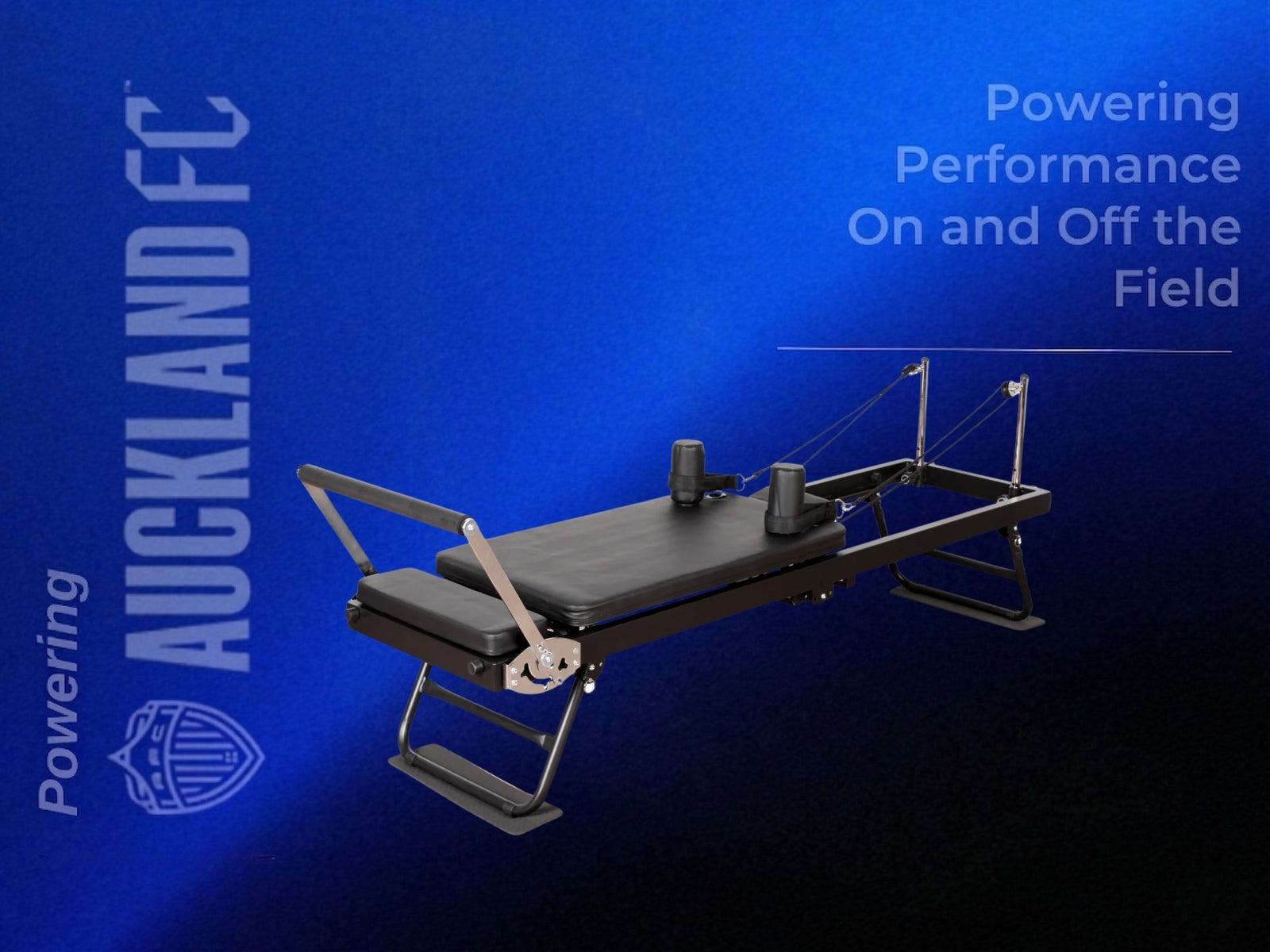Foldable Pilates Reformer & Headrest Black | Home Gym | TSB Living NZ