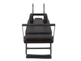 Foldable Pilates Reformer With Headrest - Black