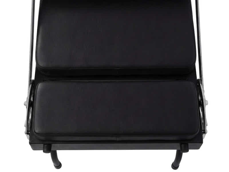 Foldable Pilates Reformer With Headrest - Black