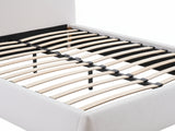 Chelsy Boucle Bed Frame Beige - Queen