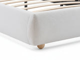 Chelsy Boucle Bed Frame Beige - Queen