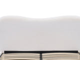 Chelsy Boucle Bed Frame Beige - Queen