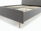 Zion Bed Frame Grey - Queen