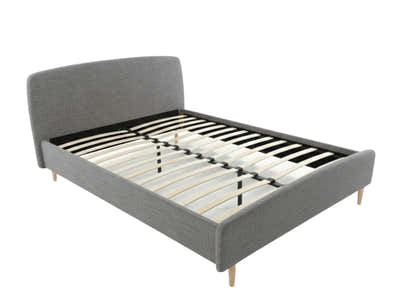 Zion Bed Frame Grey - Queen