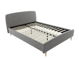 Zion Bed Frame Grey - Queen