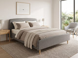 Zion Bed Frame Grey - Queen