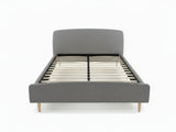 Zion Bed Frame Grey - Queen